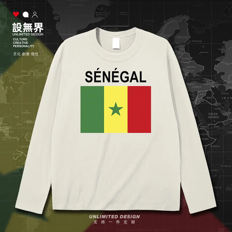 Сенегал SEN африканская сенегальская мужская футболка с короткими рукавами