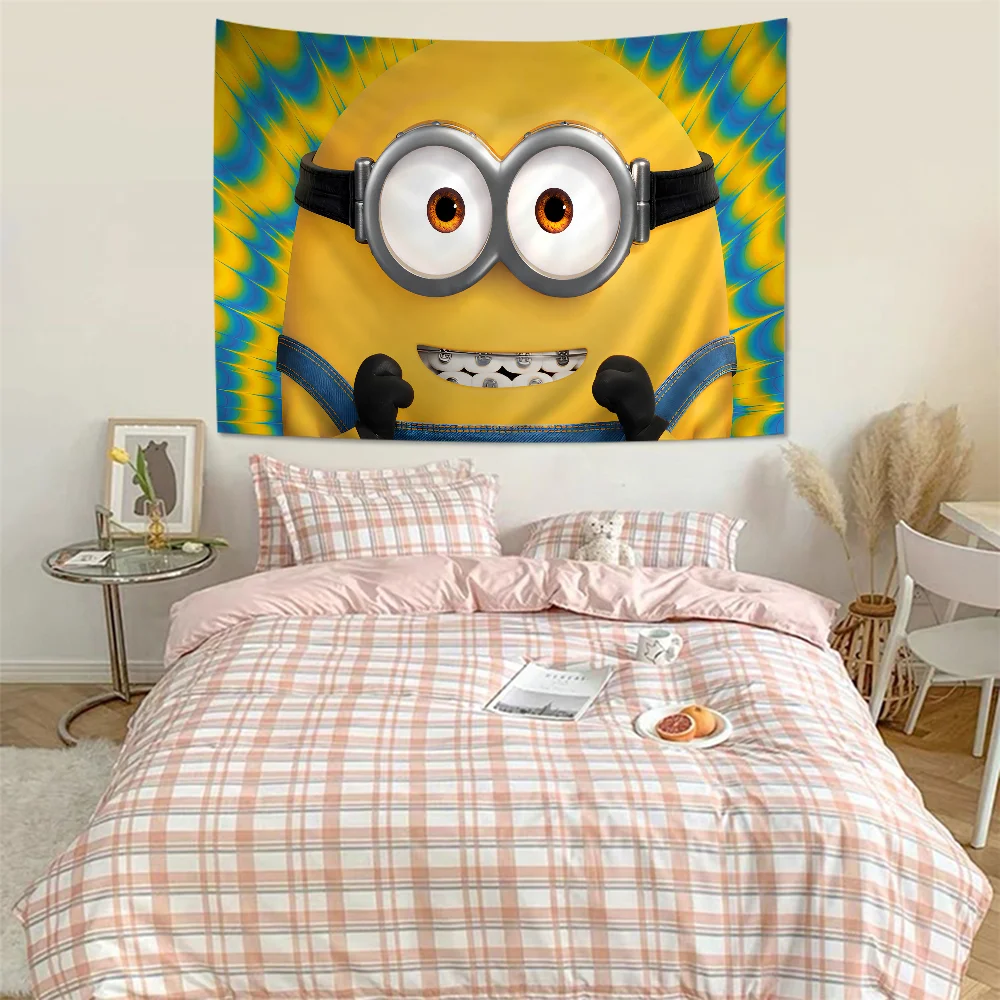 М-Миньоны D-Гадкий-мой аниме гобелен подвесной Таро хиппи Фотофон домашний декор