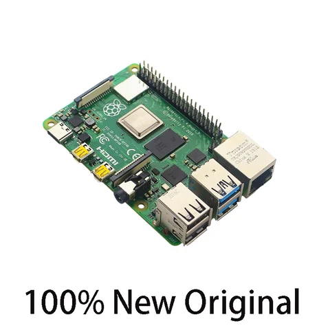 1 шт. 100% новый оригинальный Raspberry Pi 4 модель B PI4B 1 ГБ 2 ГБ 4 ГБ 8 ГБ ОЗУ PI4 вариант