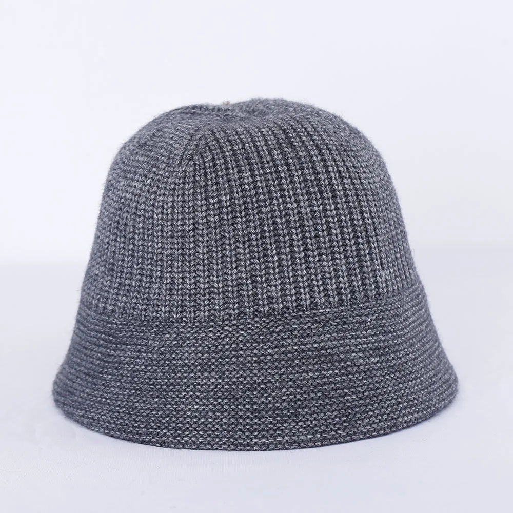 

2022 Winter Bucket Hats for Womens Panamas Foldable fashion solid colour stripe knitting hat gift Outdoor Travel free shipping