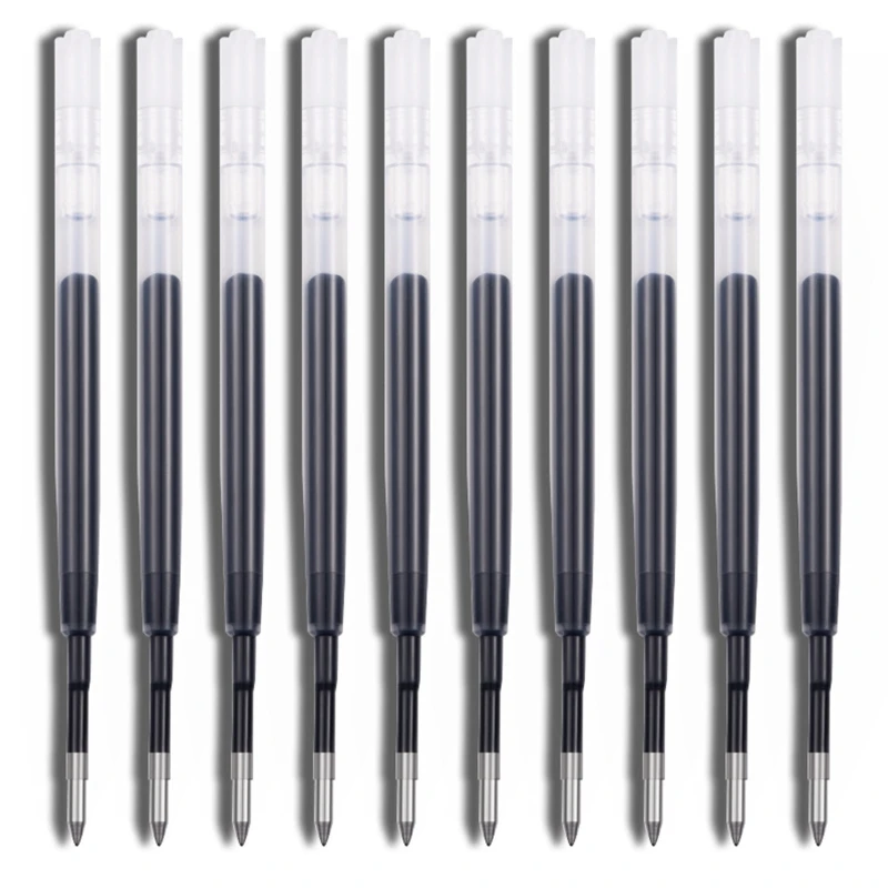 

Universal Blue/Black Gel Ink Refills for Retractable Pen 0.5mm/0.7mm Point 10PCS
