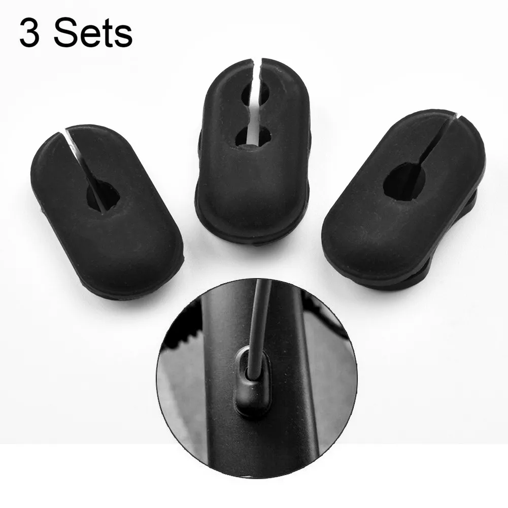 

3pcs/Set Electric Scooter Dust Plug For Ninebot Max G30 Sealed Pole Brake Port Black Card Line Silicone Sleeve Replacement Parts