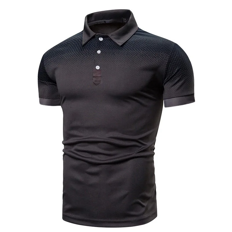 

Men's Polo Shirt with Short Sleeves and Polo Shirt with Fashionable Dot Print Design In Summer Customizable Pattern Color