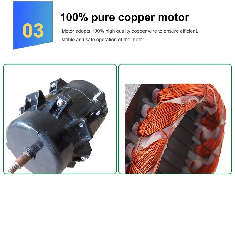 Малошумный многофункциональный портативный вентилятор Осевого Потока