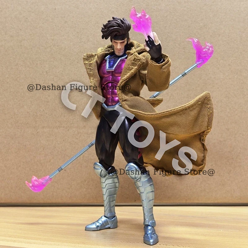 Фото Фигурка CT Toys X-Men Gambit, 17 см, подвижная коллекция ПВХ, COMIC Ver. Mafex 131 X Мужская фигурка Remy Etienne LeBeau, модель игрушки №4