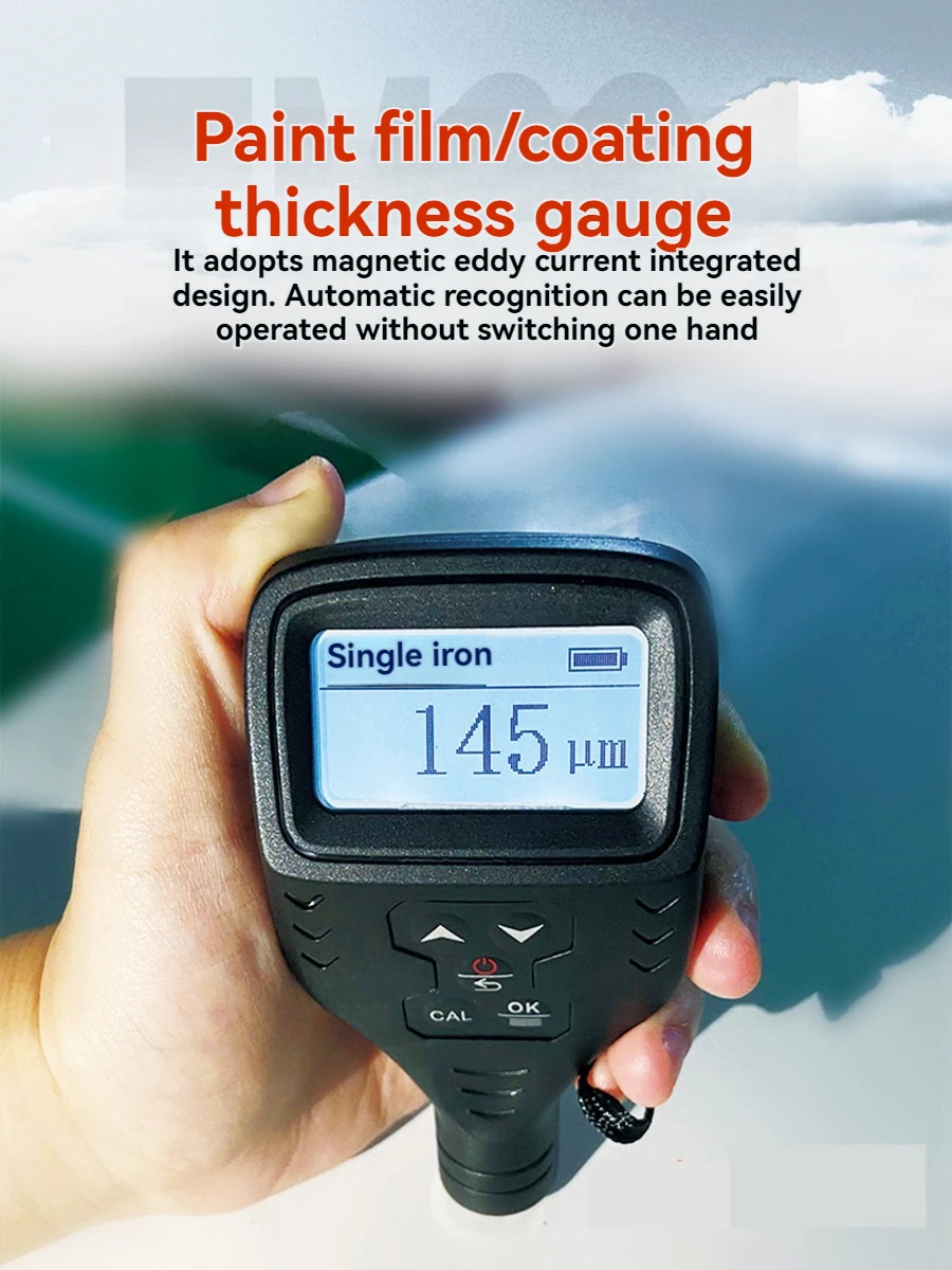 Толщиномер покрытия TM221 измеритель толщины краски б/у для автомобиля