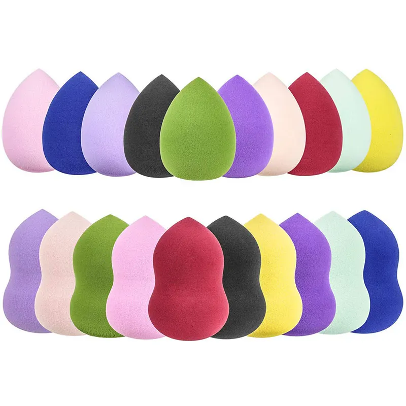 

2 шт., разноцветные губки для макияжа