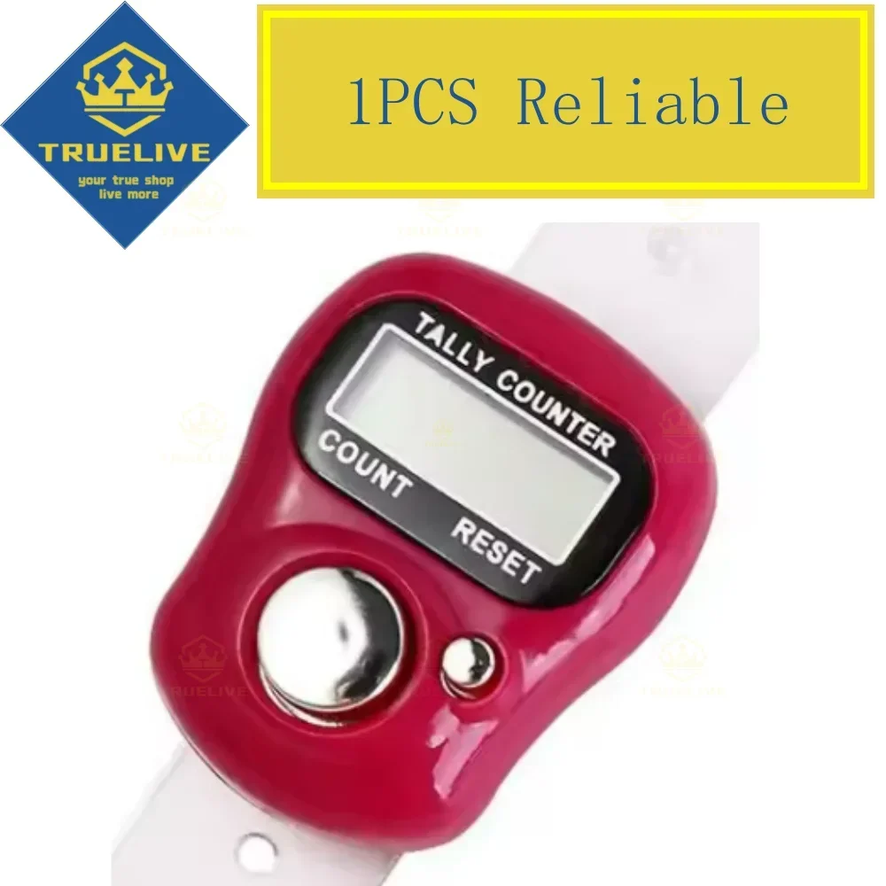 

5/3/1 шт. мини электронный счетчик пальцев ручной счетчик кликер кольцо цифровые счетчики вязальный ряд счетчик ход Contador