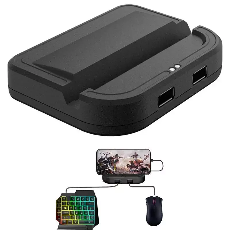 

2023New Adapter Converter Gaming Controller For Android Mouse Portable Keyboard Adapter Compatible With Different