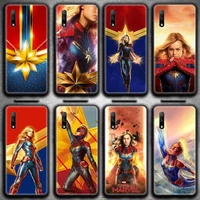 superhero captain marvel phone case for huawei honor 30 20 10 9 8 8x 8c v30 lite view 7a pro
