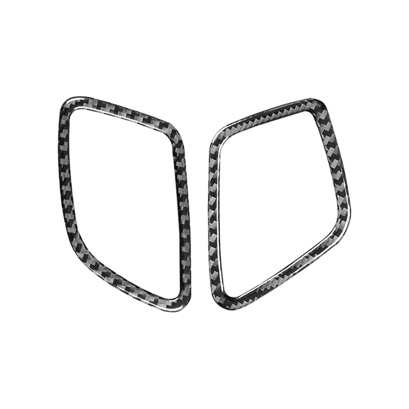 

For BMW X3 F25 2011-2017 LHD Carbon Fiber Dashboard Side Air Conditioning Vent AC Outlet Frame Sticker Car Accessories
