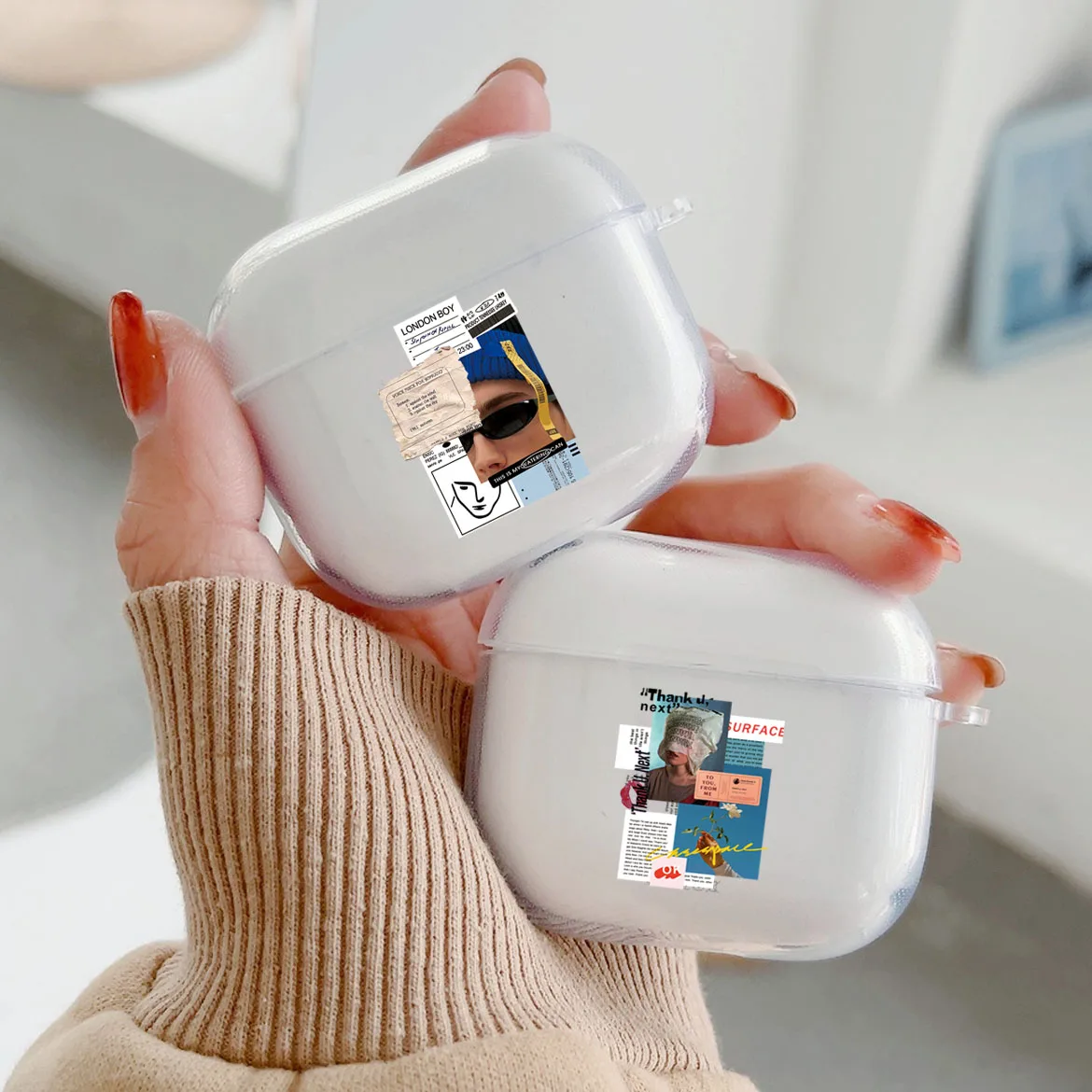 Мягкие прозрачные чехлы из ТПУ для Apple Airpods 1/2 3 чехол Bluetooth наушников Air Pods Pro