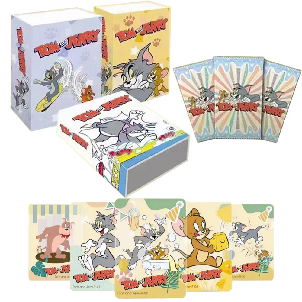 

Tom and Jerry Card Classic Animation Limited Edition PVC Collection Card Scene Hand-painted Card Toy Gift