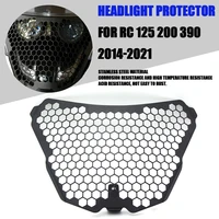 for rc125 rc200 rc390 rc 125 200 390 2014 2016 2017 2018 2019 2020 2021 front headlight headlamp grille guard cover protector