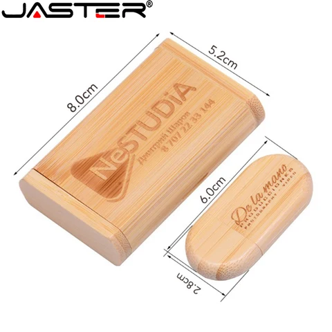 JASTER Wooden USB 2.0 Flash Drive 64GB/32GB/16GB