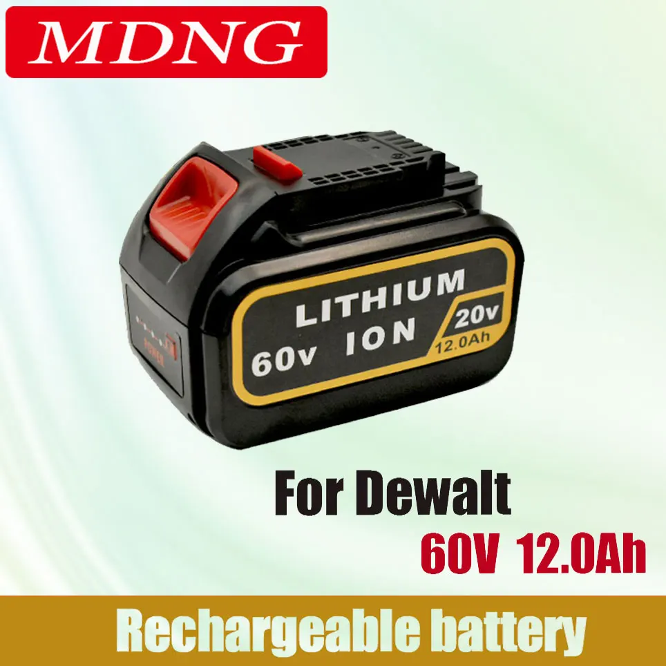 

Аккумулятор DCB606, 12000 мАч, 20 в/60 в/120 В, замена для Dewalt DCB609G DCB612, работает со всеми беспроводными электроинструментами 20 в/60 в/120 в