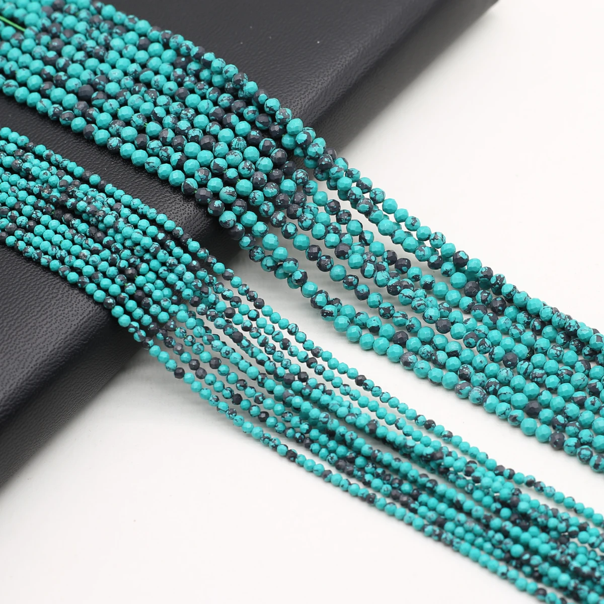 

Natural Stone Turquoise Faceted Beaded Gemstone Loose Isolation Exquisite Accessories for Jewelry Making Diy Bracelet Necklace