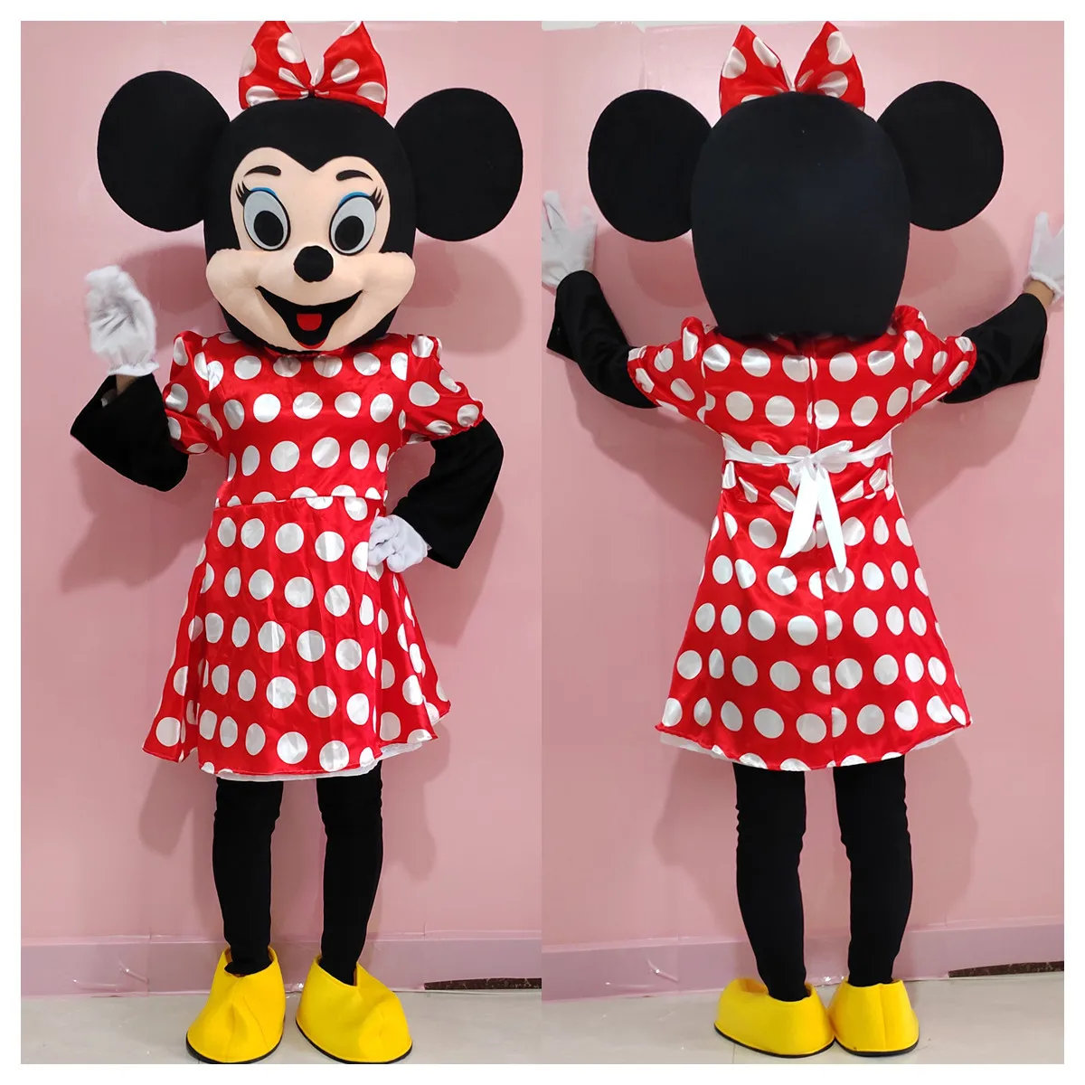 

Disney Cosplay Set Mickey Mouse Boy Girl Minnie Cartoon Character Costume Mascot Advertising Costume Party Animal Carnival Gift