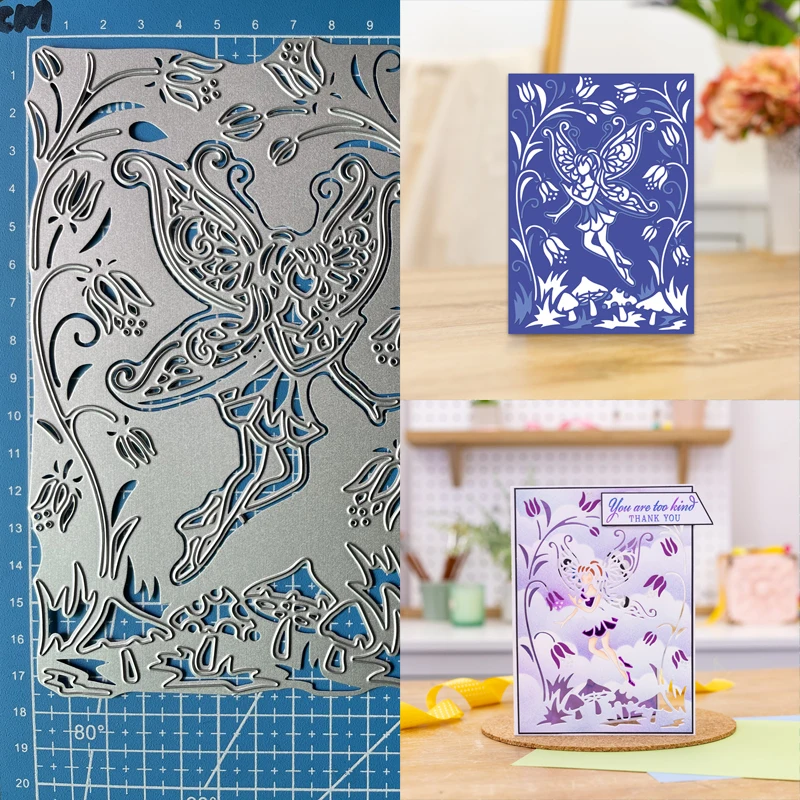 

Металлические Вырубные штампы счастливая богиня элегантная Фея Сделай Сам Скрапбукинг Фотоальбом декоративное тиснение бумажные карты ре...