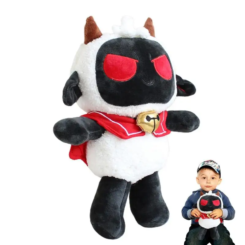 

Плюшевая игрушка из культа ягненка 13 дюймов, мягкая милая плюшевая игрушка из овечьей шкуры, игрушка из мультфильма, мультяшное животное, пл...