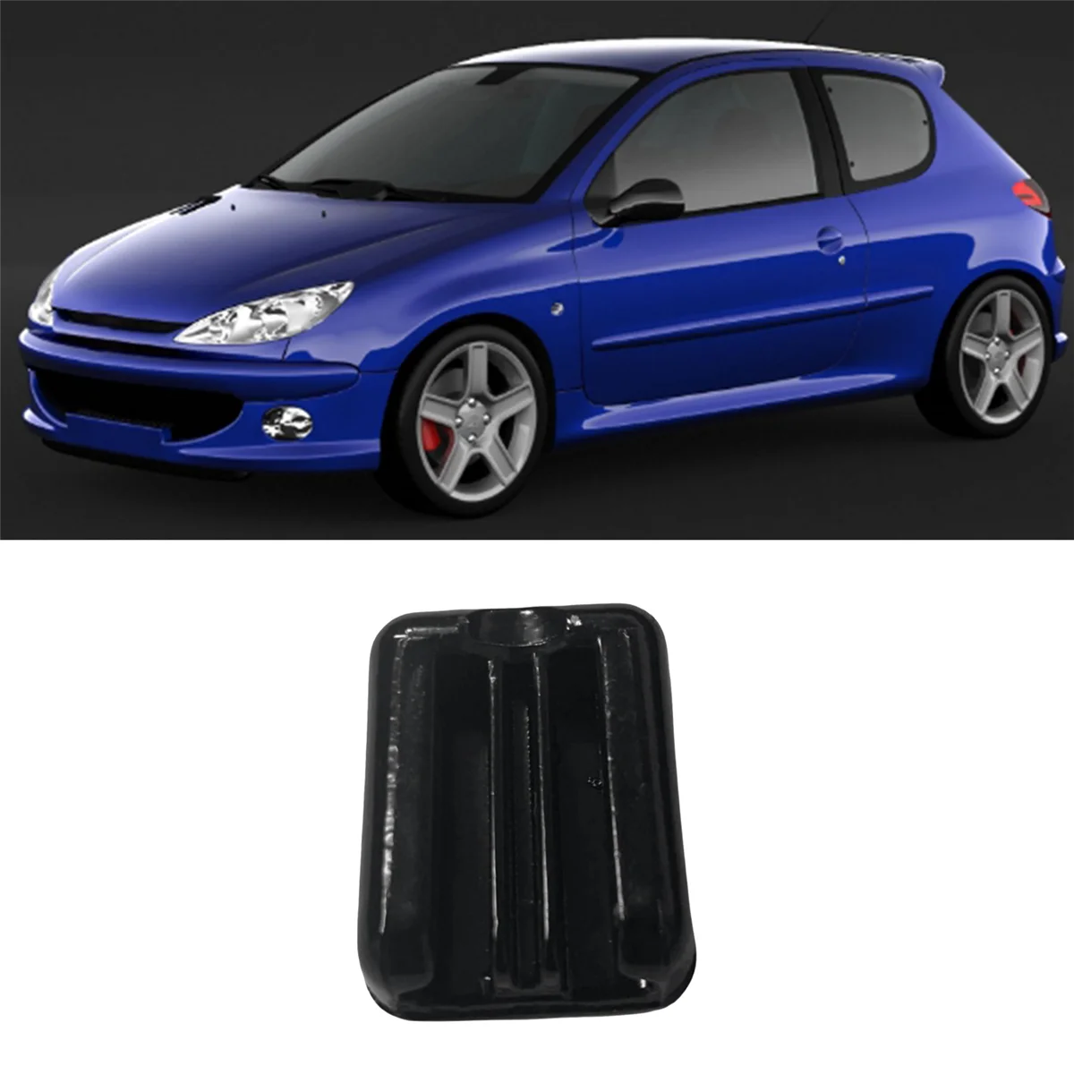 Основание для зеркала заднего вида в салоне автомобиля 815542 Peugeot 206 207 307 407 Citroen C2 C6