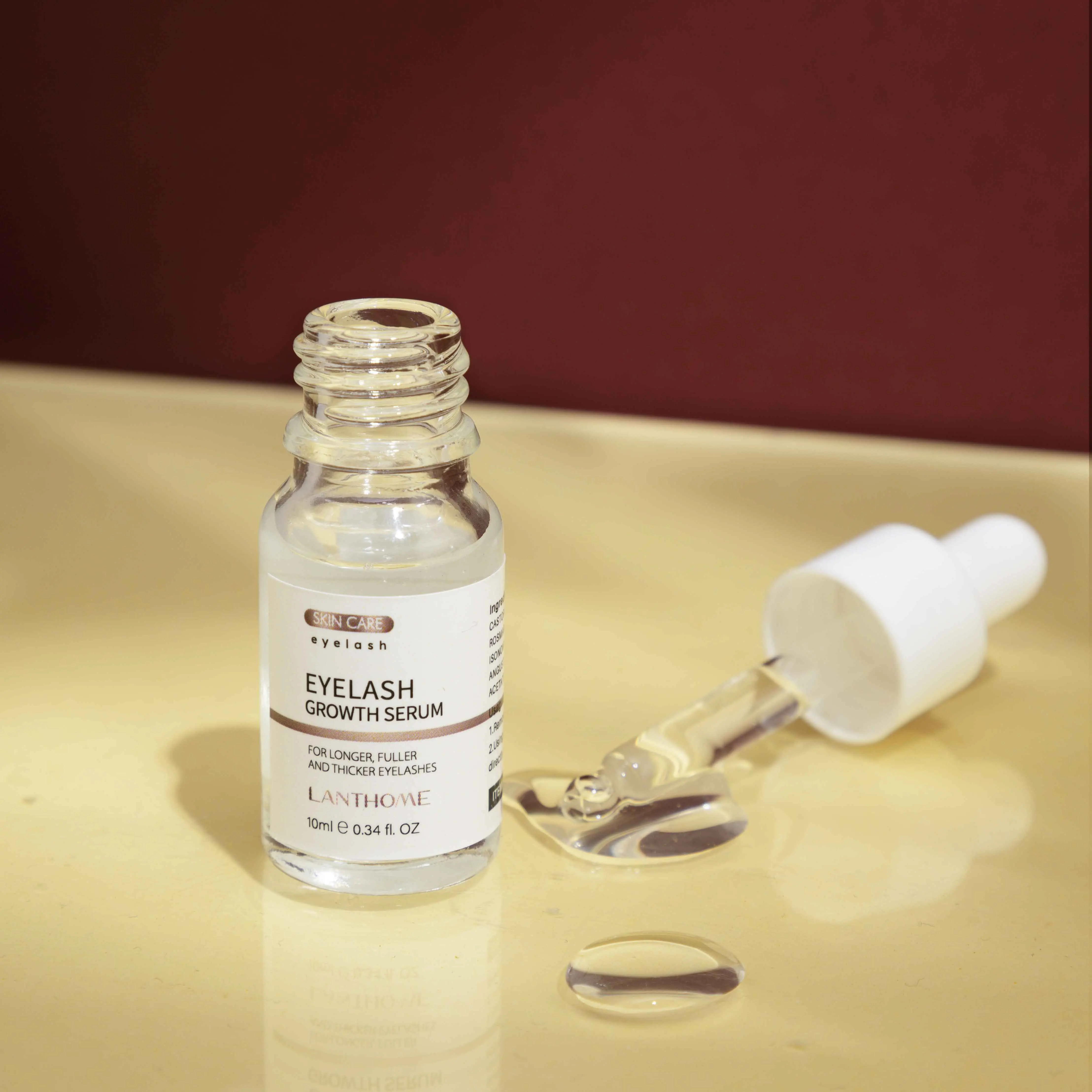 Мощная Сыворотка для роста ресниц усилитель быстрого активатор длинных уход за