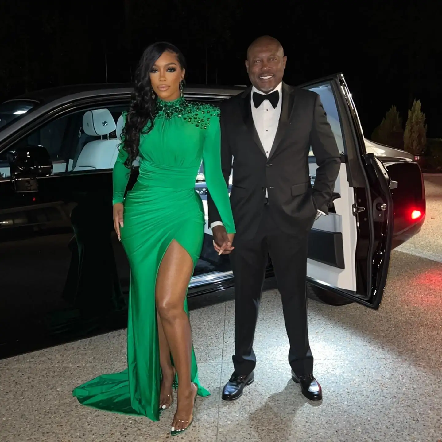 

Соблазнительные зеленые длинные платья с разрезом, блестящие строгие платья с длинными рукавами и ложным воротником для вечеринки