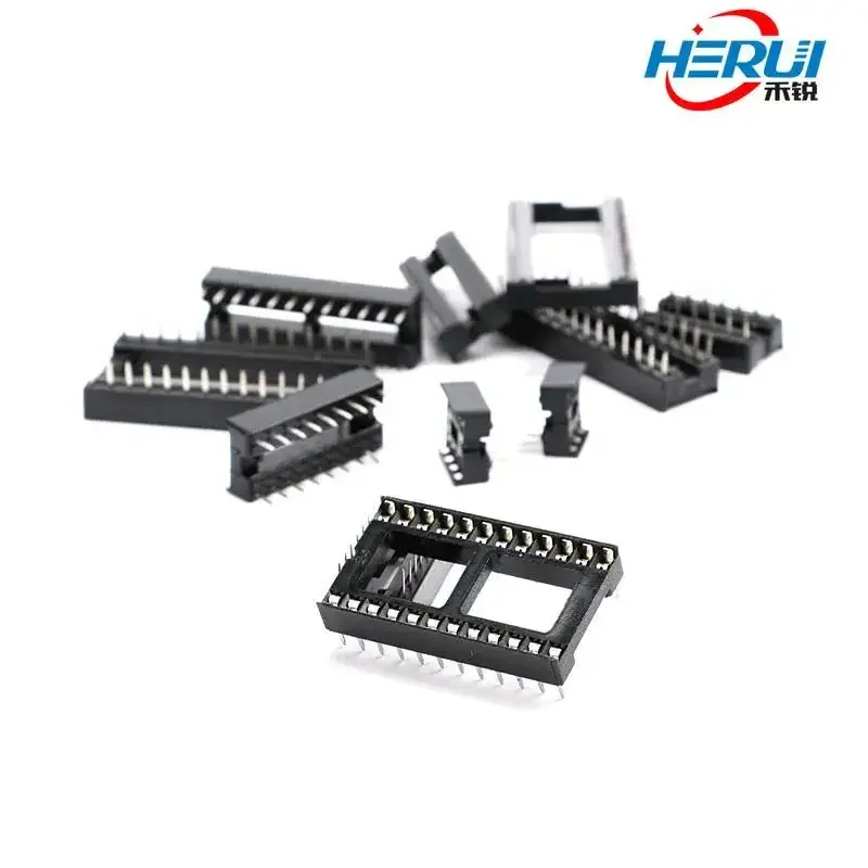 Вставка для микроконтроллера DIP с круглым отверстием подключения к ПК штырь 8P 14 16