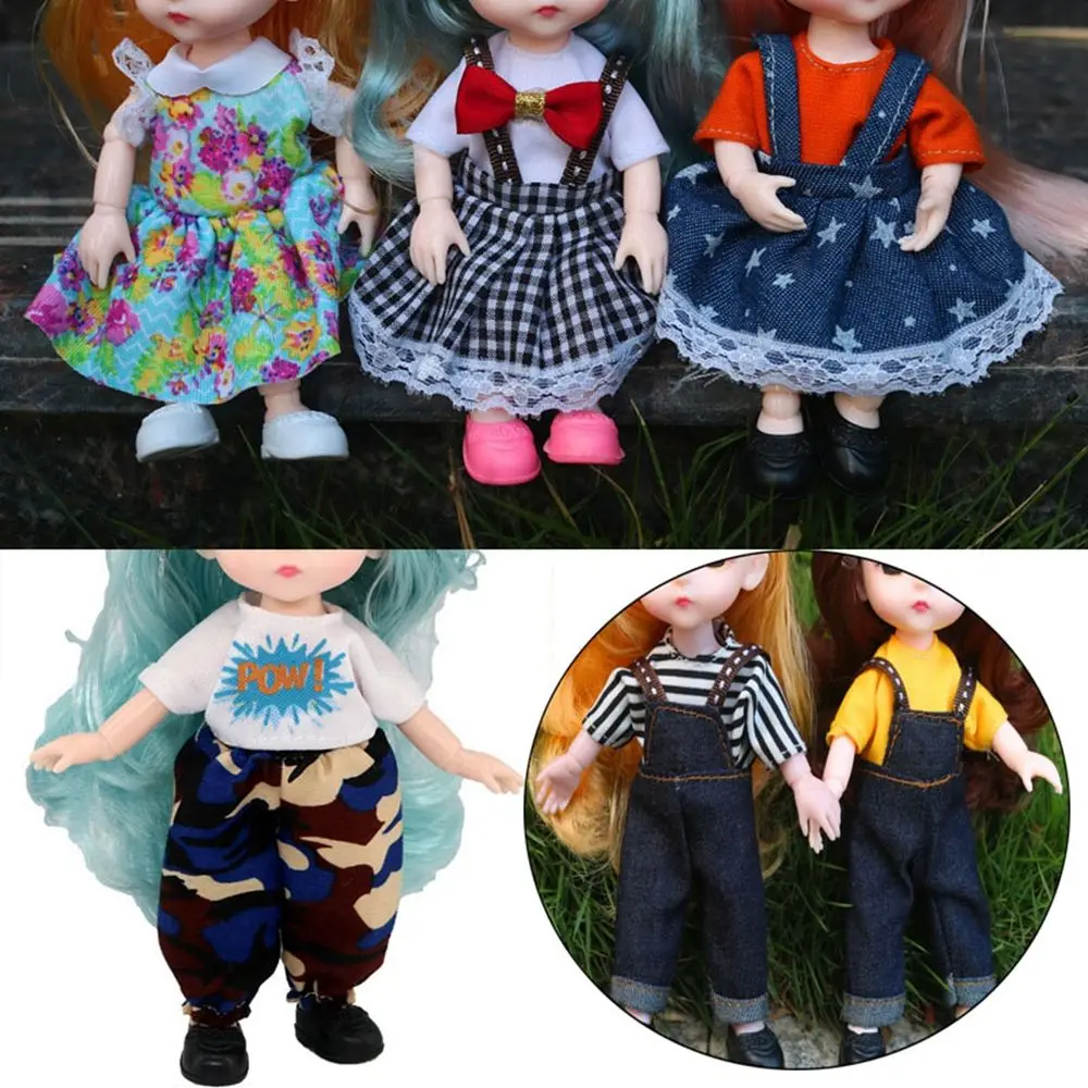 

DIY 16cm Fashion Dress Up Best Gifts Doll Clothes Dolls Skirt Suit Girls Toys