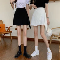 spring and summer 2022 new a line skirt korean version of the high waist irregular hip skirt all match slim short skirt