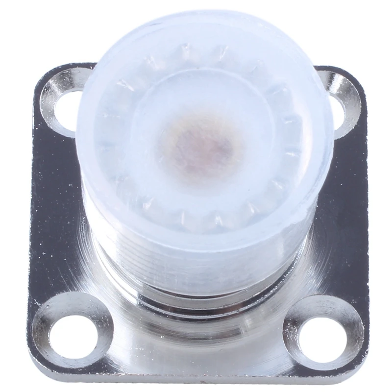 

10X UHF Female SO239 Panel Chassis Mount Flange Deck Mount Solder Cup RF Connector