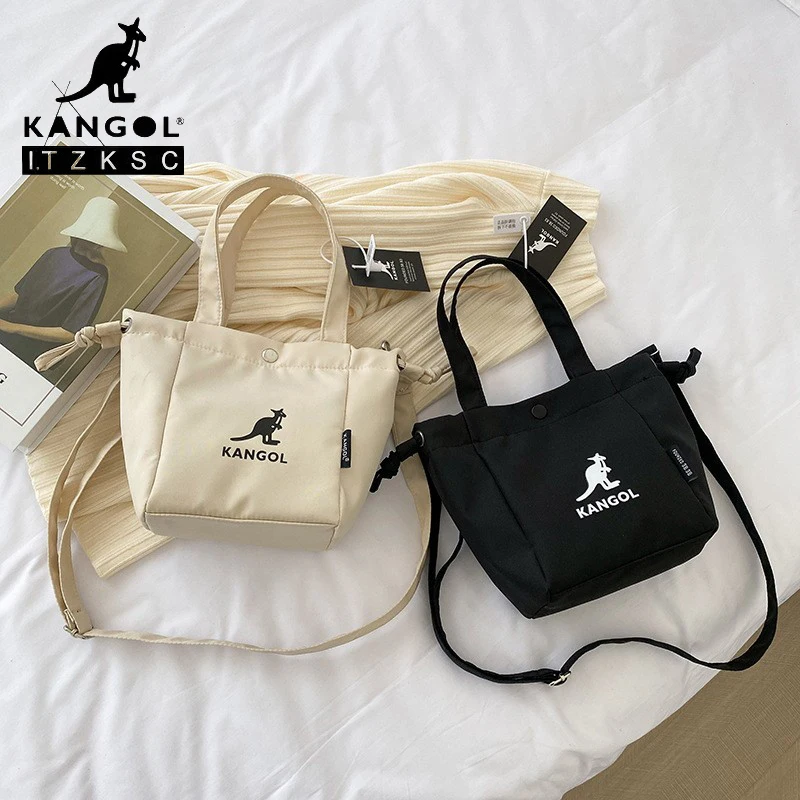 

KANGOL Casual Foldable Shopping Bag High Quality Eco Friendly Reusable Handbag Lightweight Shoulder Bags Purses and Handbags