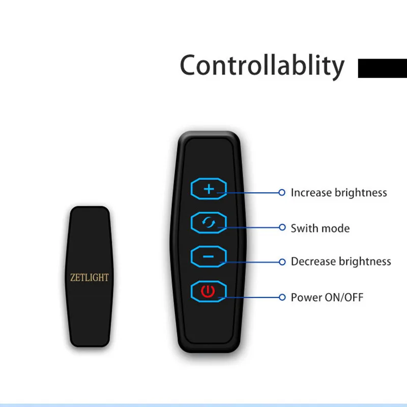 Zetlight-LED нано-аквариум полного спектра небольшой аквариум морская вода морской