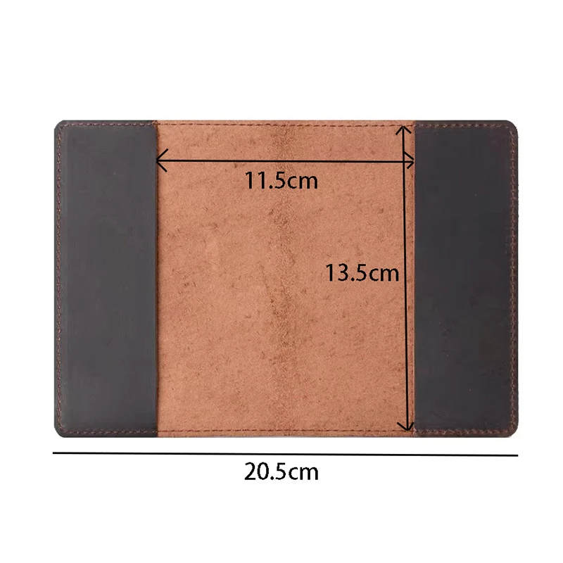 Genuine Leather Passport Cover For Mexican Credit Card Holder Vintage Men Women Case Travel Wallet