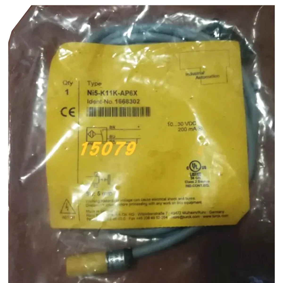 

Brand New And Original Sensor Ni5-K11K-AP6X 16223 Spot Photo, 1-Year Warranty