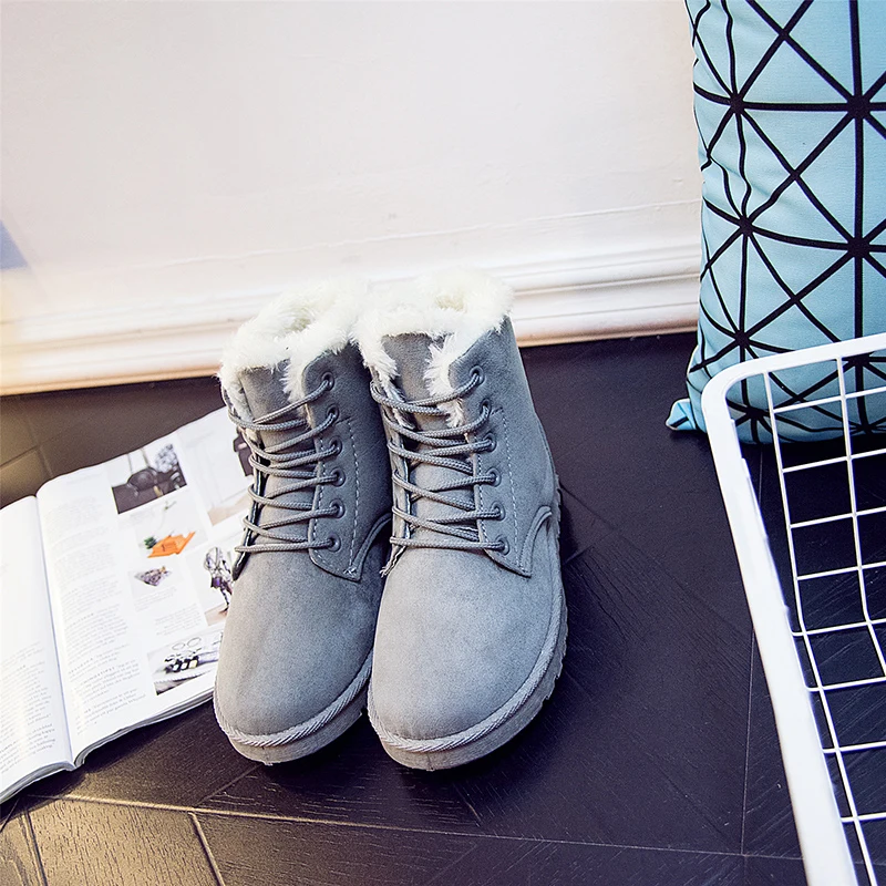 Outdoor Winter Super Warm Leather Women Snow Boots Female Snow Botines 2022 Black Botas Femininas Waterproof Sneakers For Women