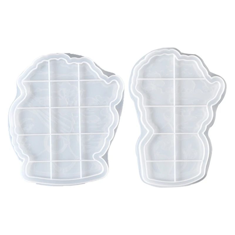 

Afro Female Tray Epoxy Resin Mold Fruit Serving Board Casting Silicone Mould DIY Crafts Jewelry Holder Making Tools