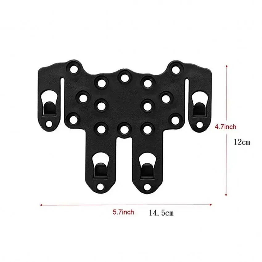 

Molle Adapter Speed Clip Platform Airsoft Glock 17 M92 Holster Rail Case Mount Hunting Gun Holster Adapter Gun Accessories