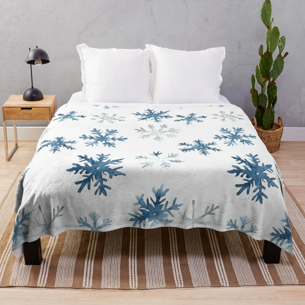 Элегантный сине-белый рождественский дизайн от NoarusRainbowLand пледы красивые