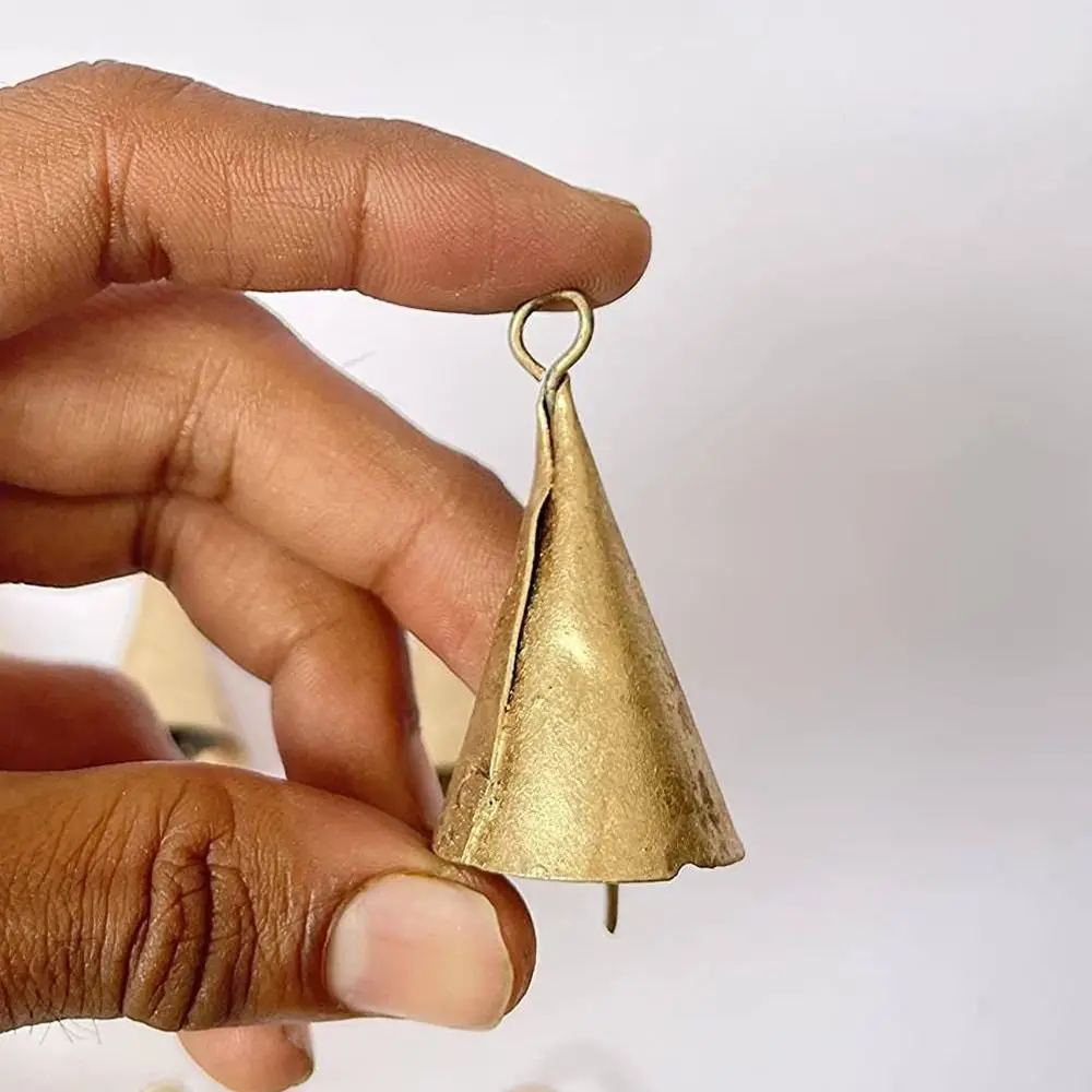 Подвесные колокольчики винтажные металлические громкие чистый звук защита от