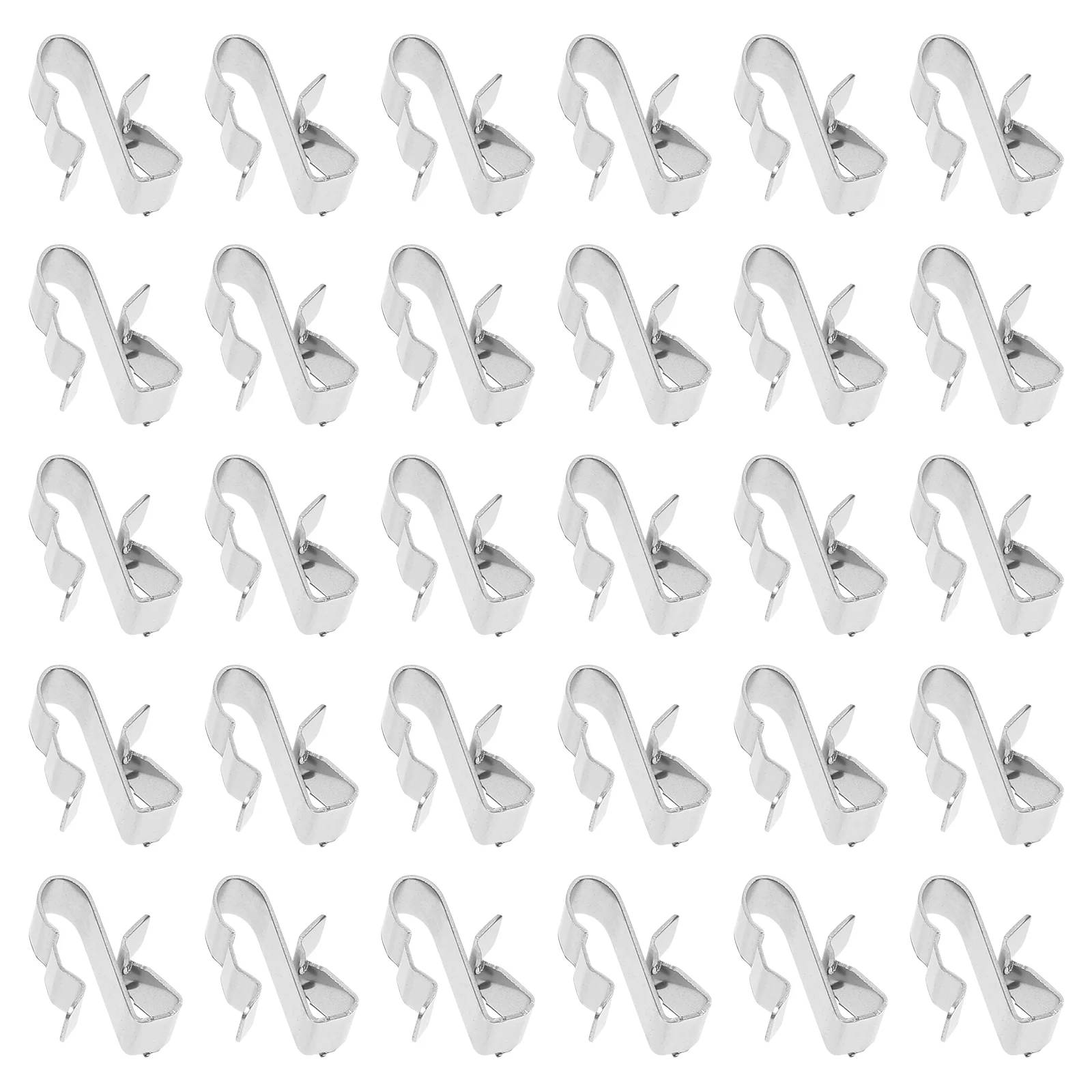 

50 Pcs Wire Frame Clips Solar Panel Double- Wire Clips Wiring Clips for Boat Trailer Trailer Wire Management Clips