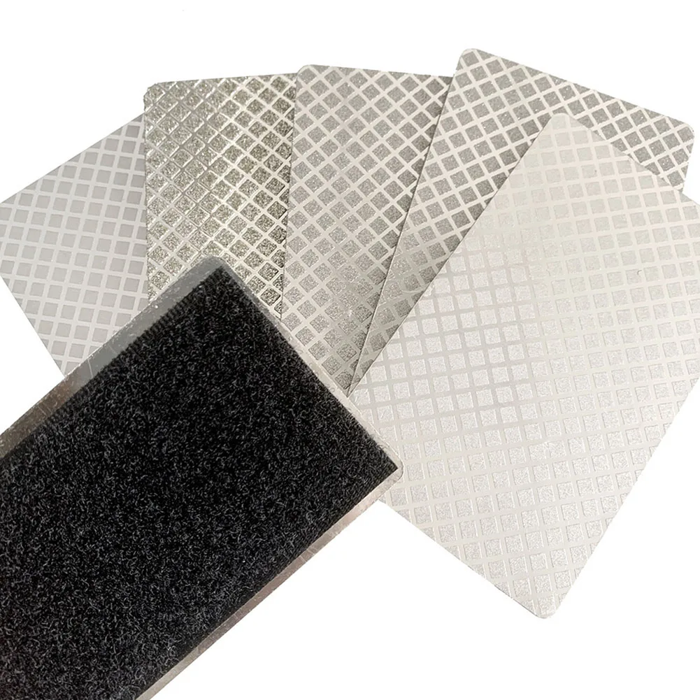 

60-1000 Grit Kitchen Diamond Stone Sharpening Stone-Knife Sharpener Sheet-Knife Grinding Tools Sharpener Garden Abrasives