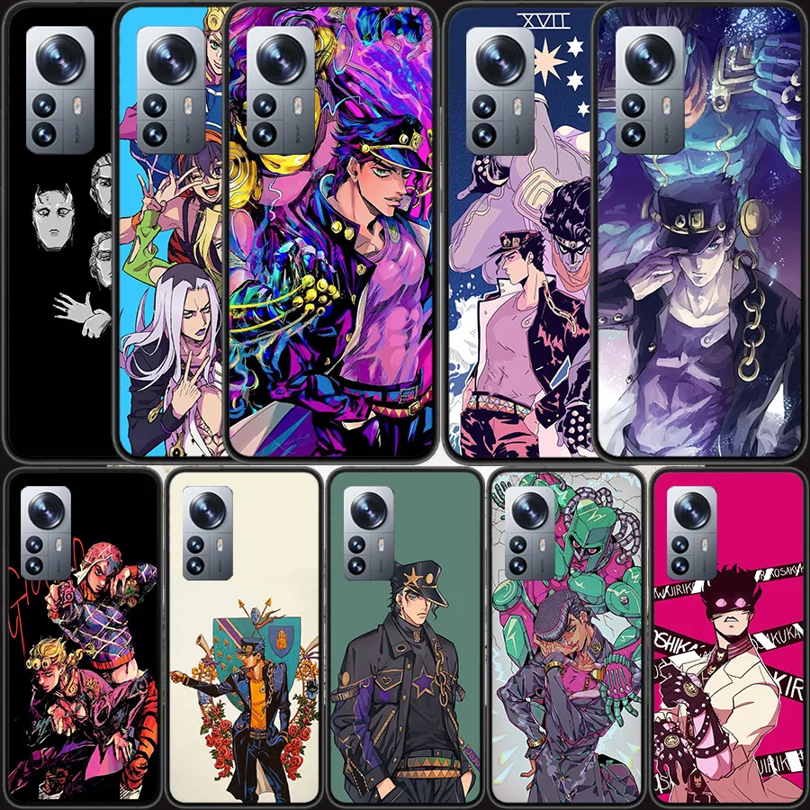 

JoJo Bizarre Adventure Phone Case For Xiaomi Mi 12 11T 10T 9T Pro 12X 11i 11 Ultra 10 Lite 5G 9 8 6X 5X Capa Coque