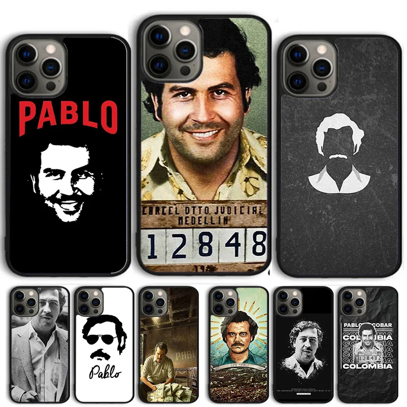 Чехол для телефона Pablo Escobar iPhone 16 15 SE2020 6 7 8 Plus Apple 13 11 12 14 Mini Pro Max Cover coque fundas Shell