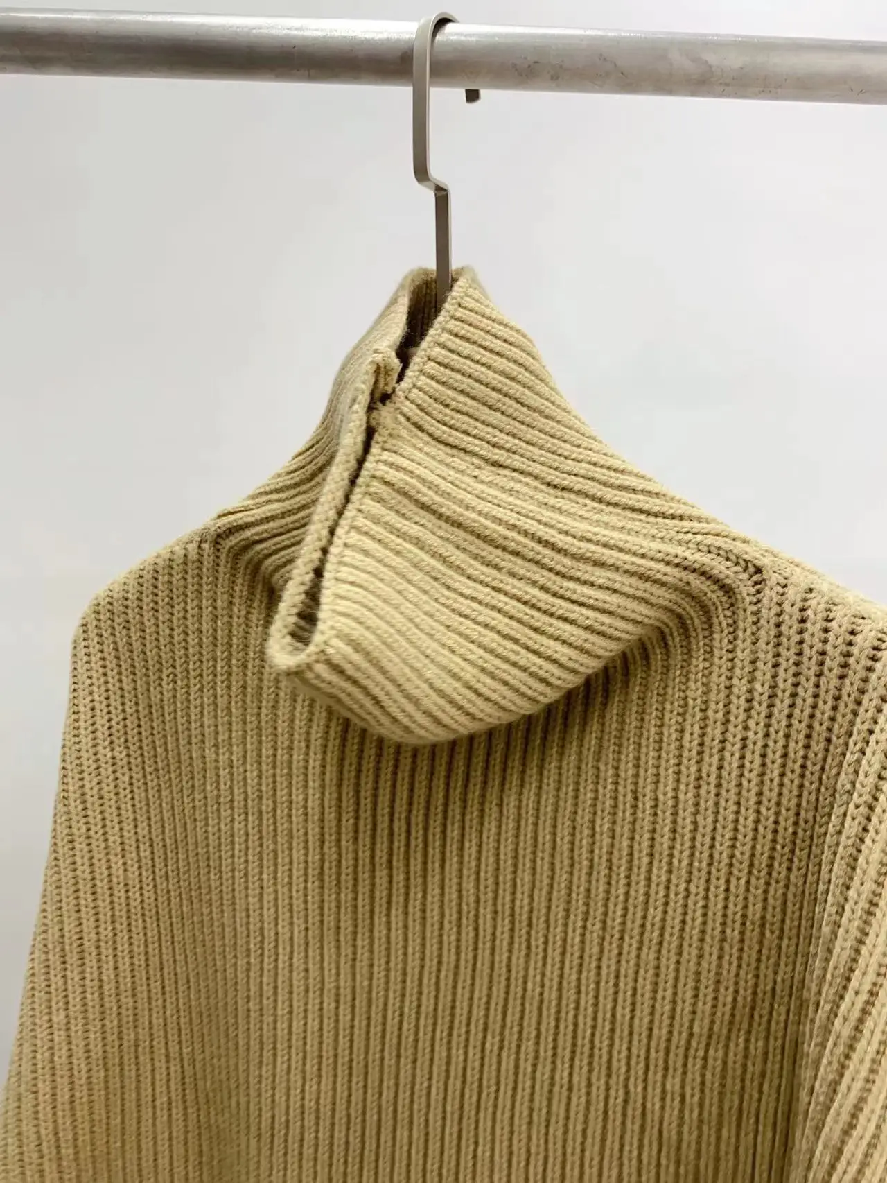 

Women Sweater Turtleneck Simple Casual Long Sleeve Knitted Pullover