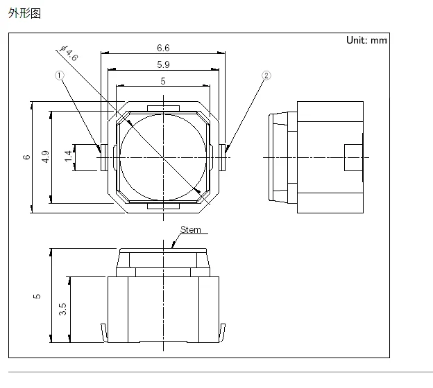 10 шт. 6*6*5 6x6x5 мм SMD бесшумный силиконовый переключатель кнопочный