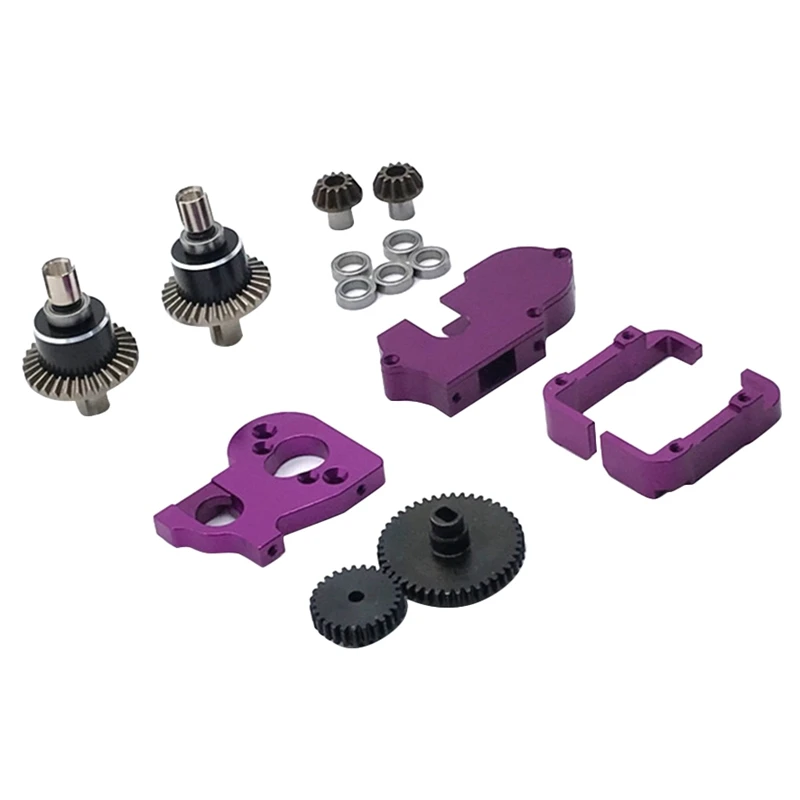 

1 Set of Motor Gear Metal for WLtoys 1/14 144001 144002 1/12 124016 124017 124018 124019 RC Car Upgrade Spare