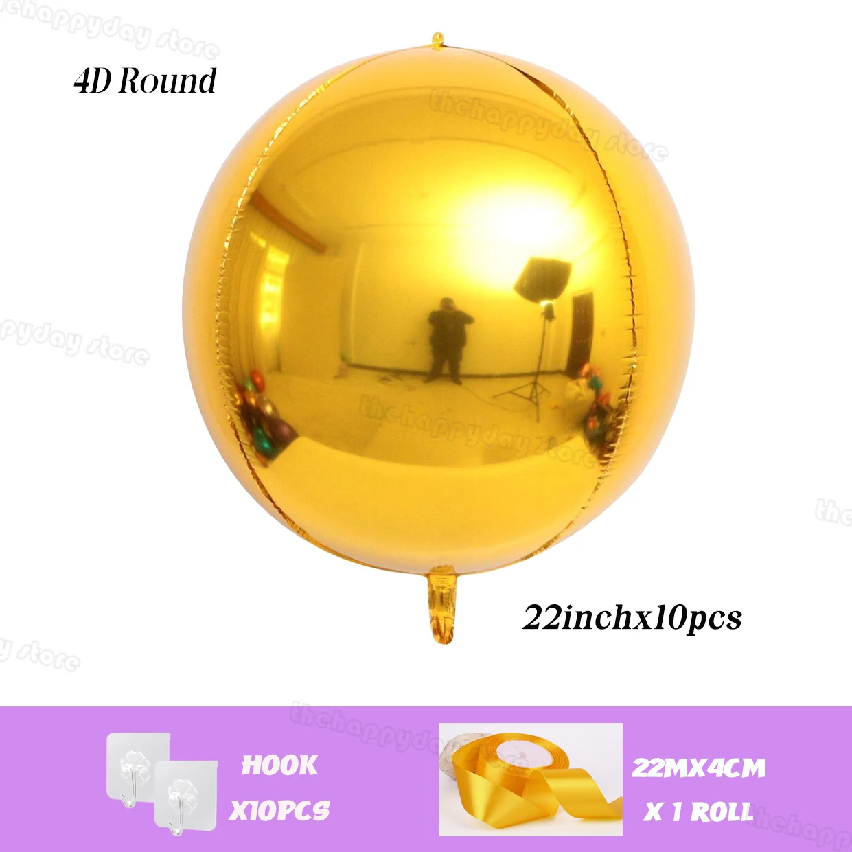 

Красные 4D круглые фольгированные шары MicroPlush 22 дюйма