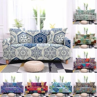 bohemia style geometry pattern sofa cover home sofa covers for living room all inclusive sectional sofa cushion cover 1pc