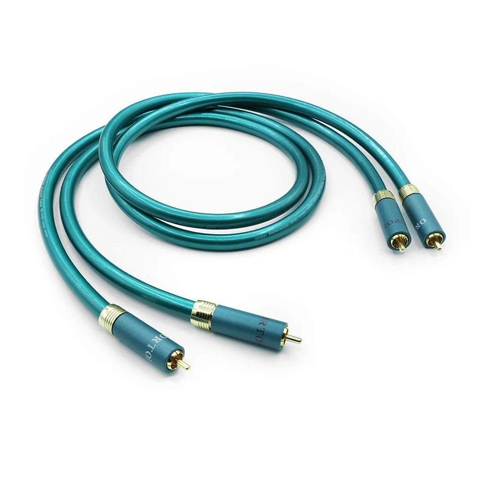 Hi-Fi 8N OFC Ortofon RCA-кабель Высококачественный усилитель компакт-дисков Interconnect 2RCA на